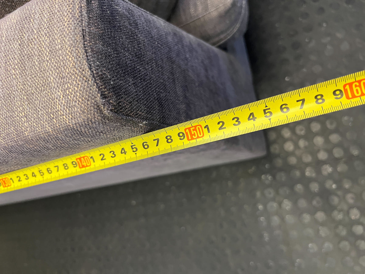 Compact Grey 2-Seater Sofa with Right Armrest - Fair used