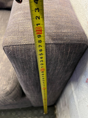 Compact Grey 2-Seater Sofa with Right Armrest - Fair used