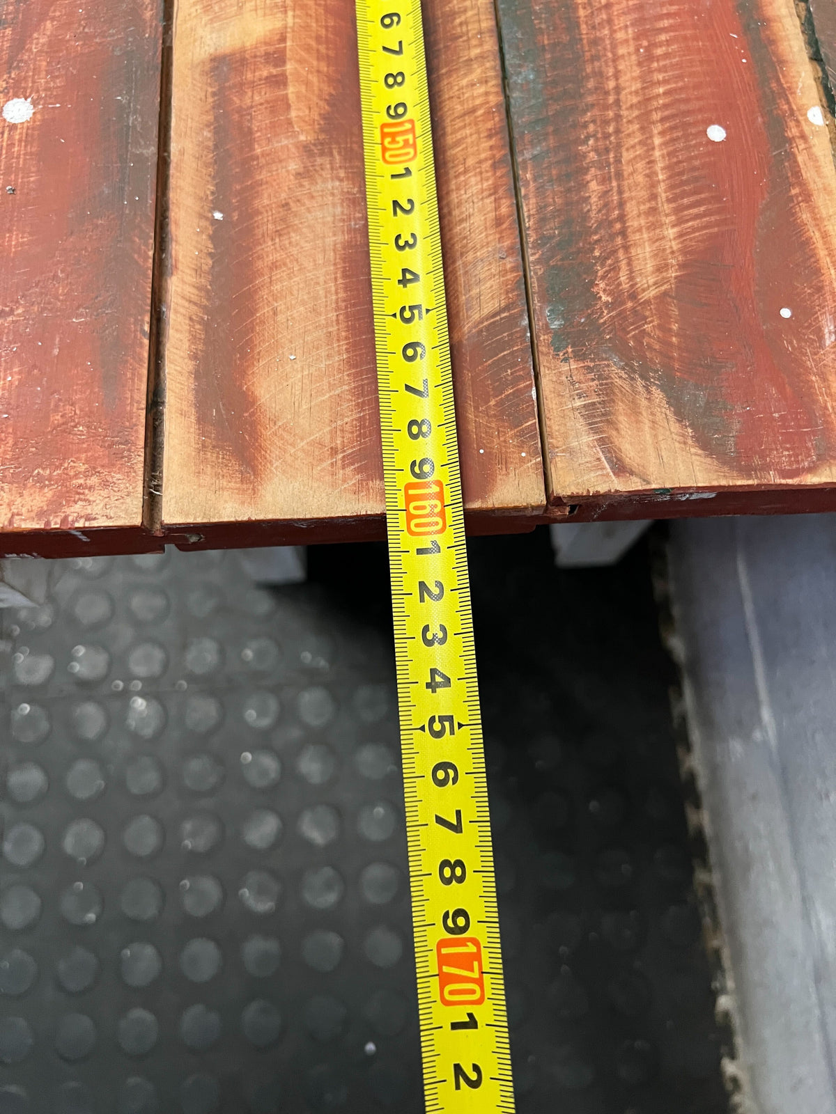 Rustic Distressed Wooden Bench - Good