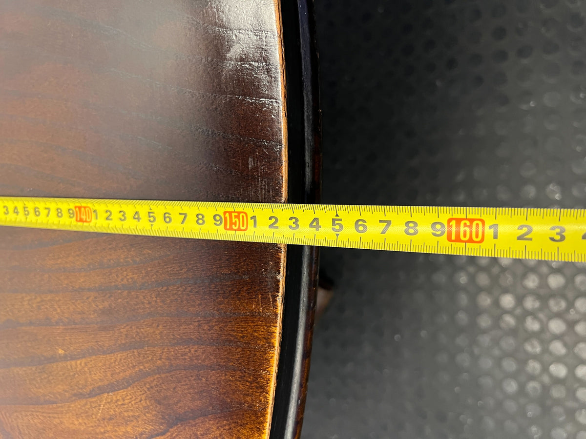 Classic Dark Wood Pedestal Dining Table 153cm