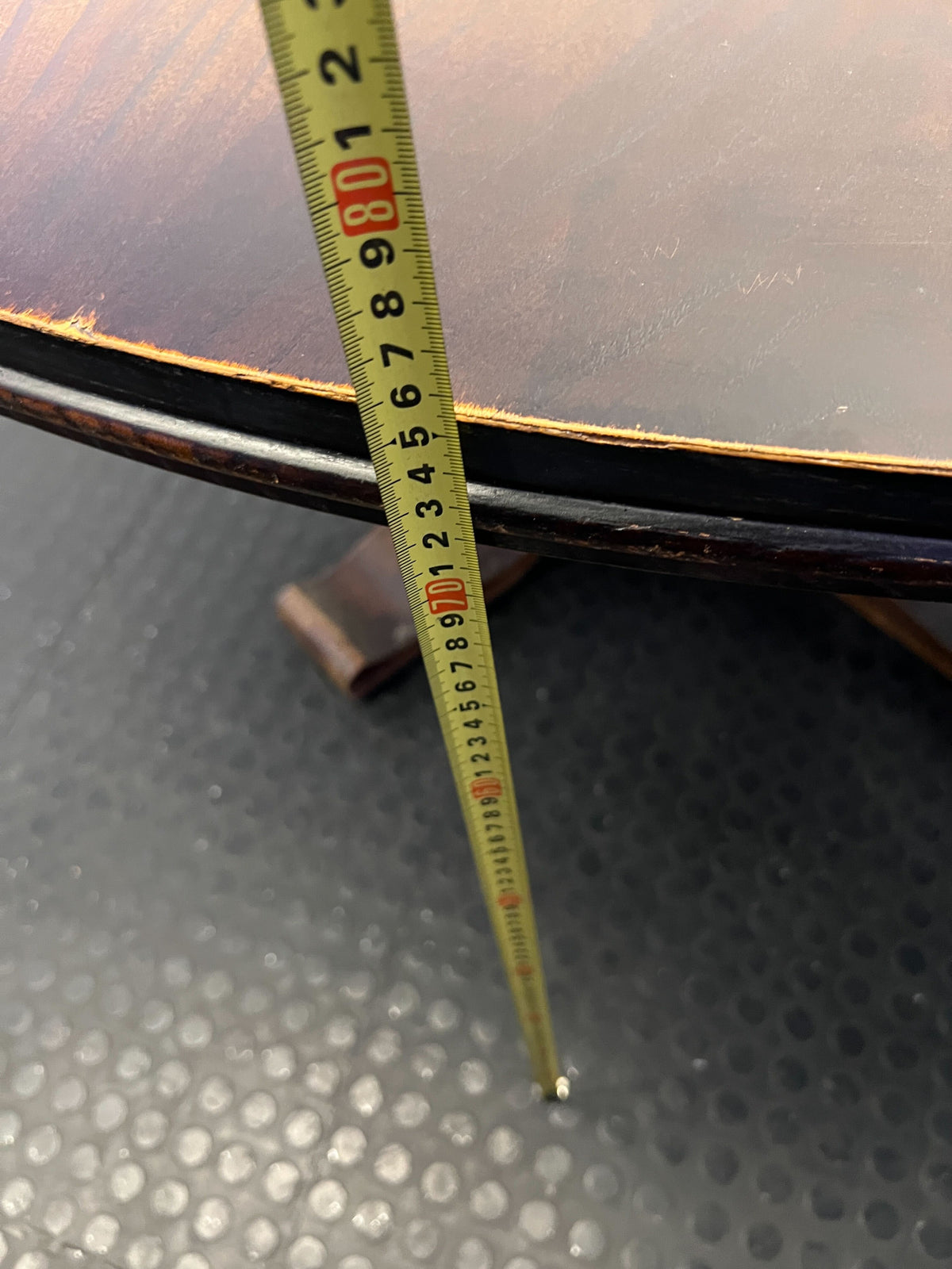 Classic Dark Wood Pedestal Dining Table 153cm