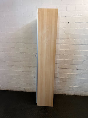 Sleek Frosted Glass Display Cabinet with Shelves - 2ndhandwarehouse.com