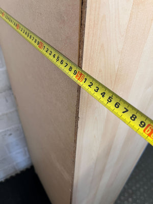 Sleek Frosted Glass Display Cabinet with Shelves - 2ndhandwarehouse.com