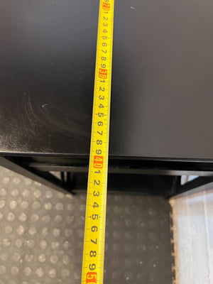 Versatile Black X-Design 3-Tier Side Table - 2ndhandwarehouse.com