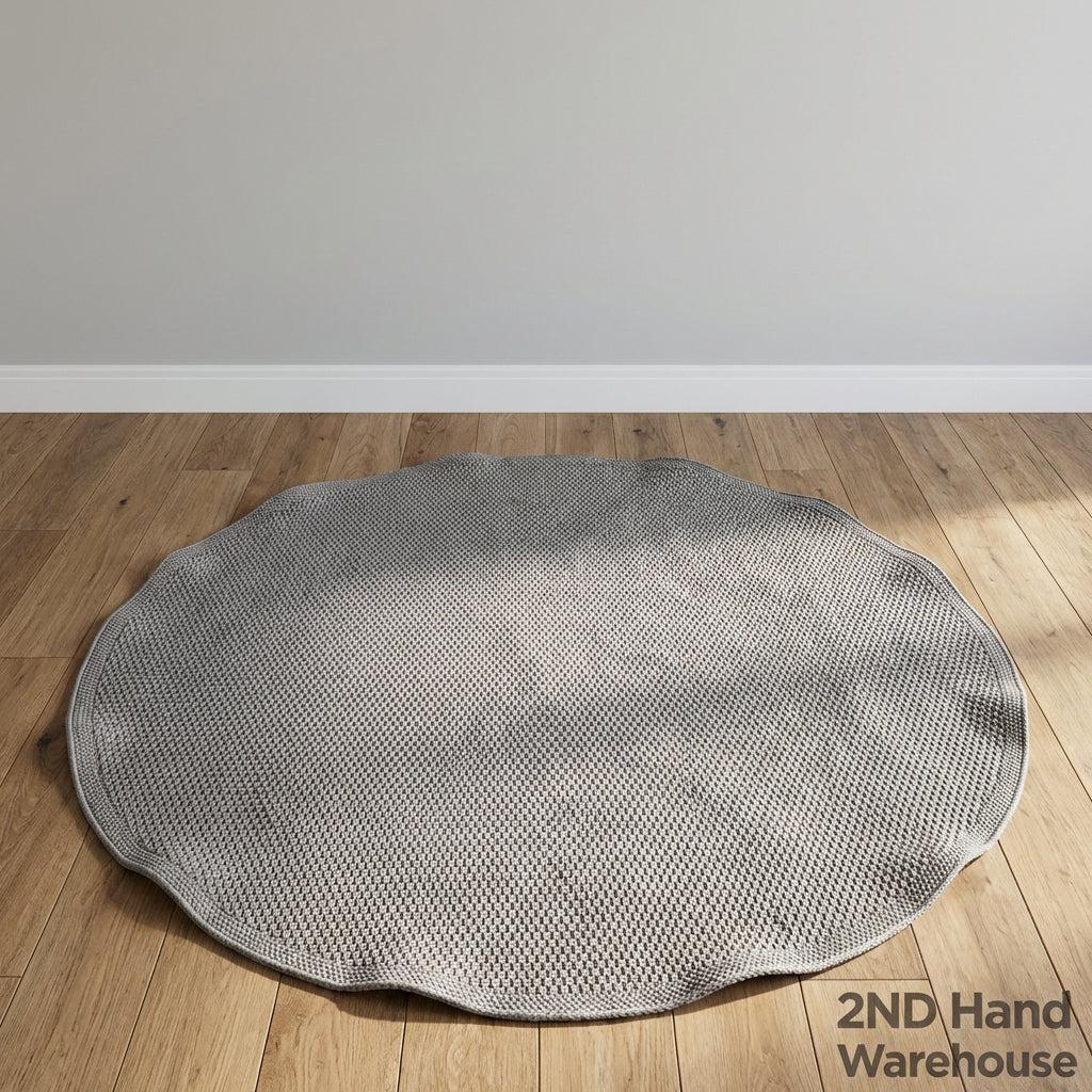 Stylish Round Woven Floor Mat - 2ndhandwarehouse.com
