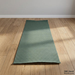 Stylish Sage Green Textured Runner Rug - 2ndhandwarehouse.com