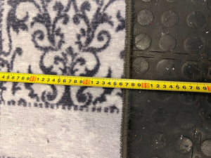 Chic Distressed Patchwork Pattern Runner Rug - 2ndhandwarehouse.com