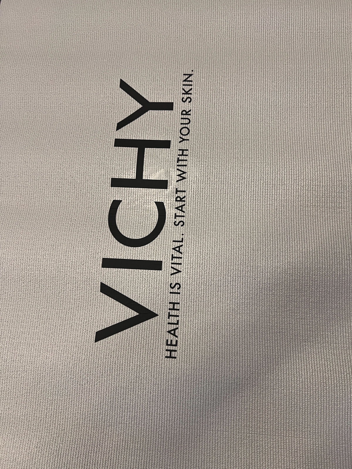 Vichy Branded Grey Yoga & Fitness Mat - 2ndhandwarehouse.com
