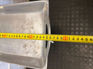 Elegant Silver Metal Pedestal Tray Table