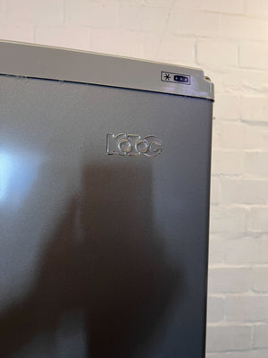 Sleek Grey Fridge-Freezer with Water Dispenser - Missing drawers