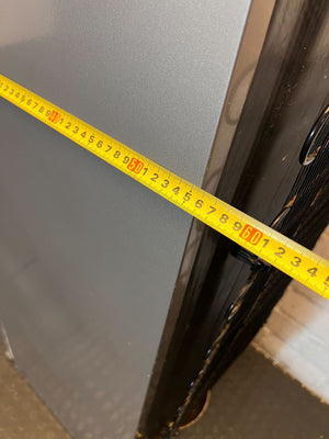 Sleek Grey Fridge-Freezer with Water Dispenser - Missing drawers