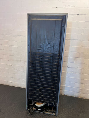 Sleek Grey Fridge-Freezer with Water Dispenser - Missing drawers