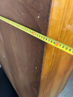 Retro Chic Wooden Wardrobe with Unique Grain ✨