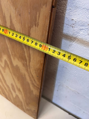 Timeless Wooden Frame Wall Mirror 80 x 58cm