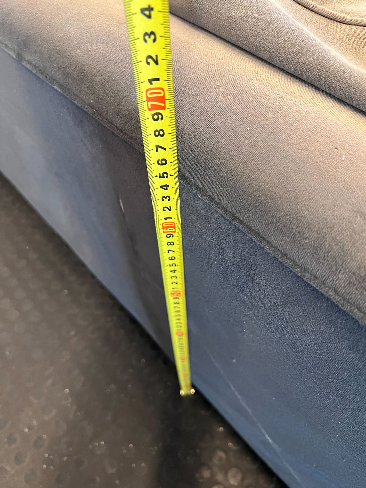 Stylish Grey Two-Seater Sofa