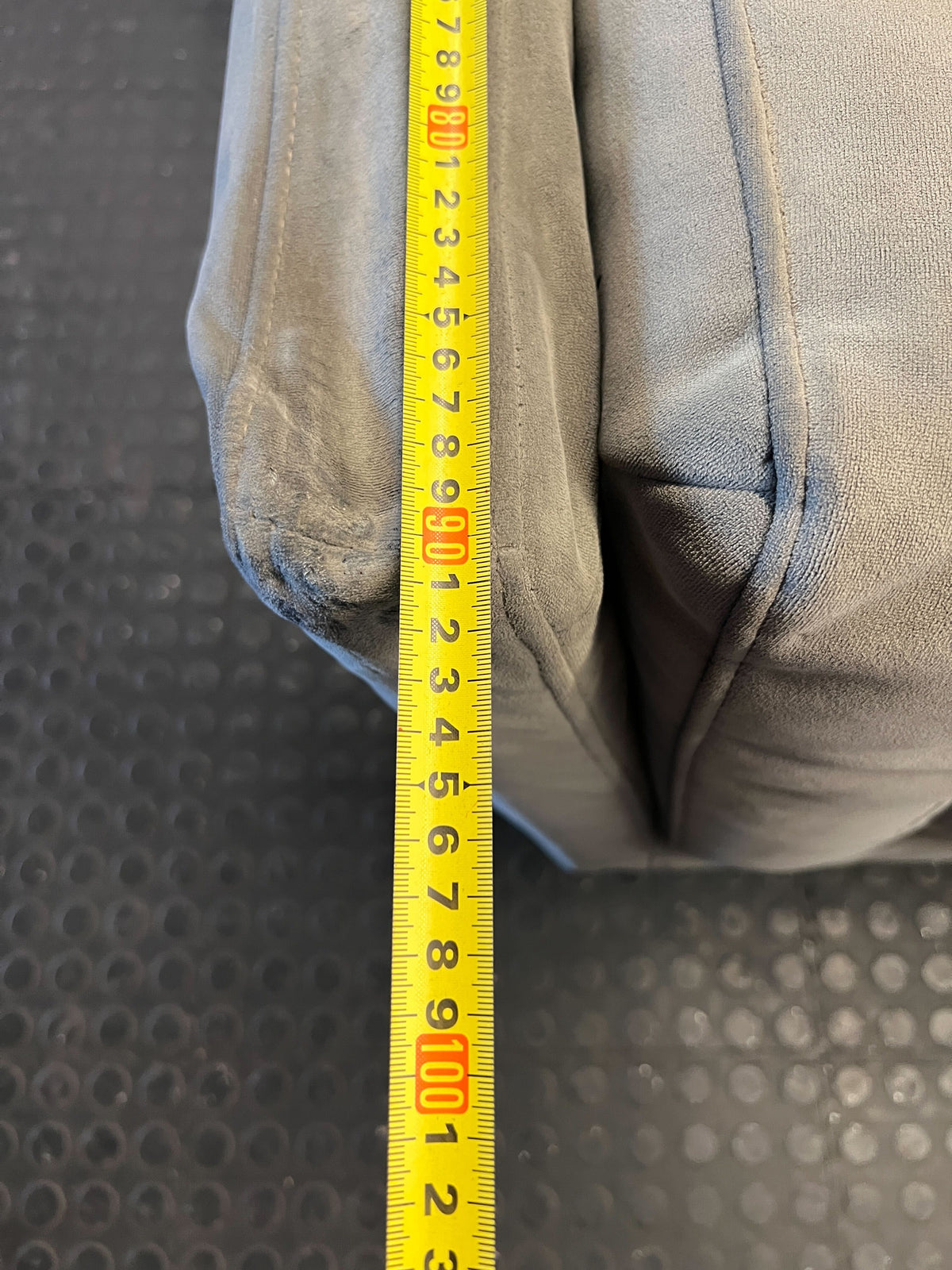 Stylish Grey Two-Seater Sofa