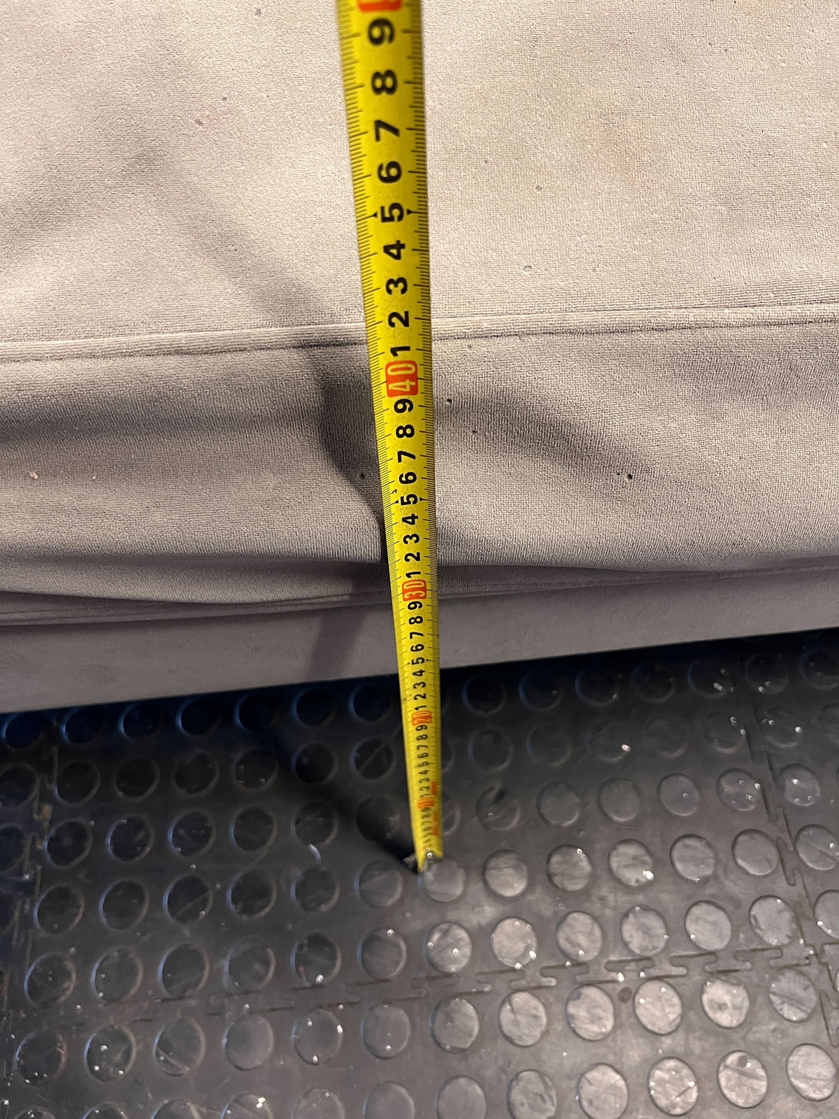 Stylish Grey Two-Seater Sofa