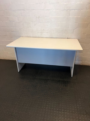 Functional Grey Office Desk with Lockable Drawers ✨ - 2ndhandwarehouse.com