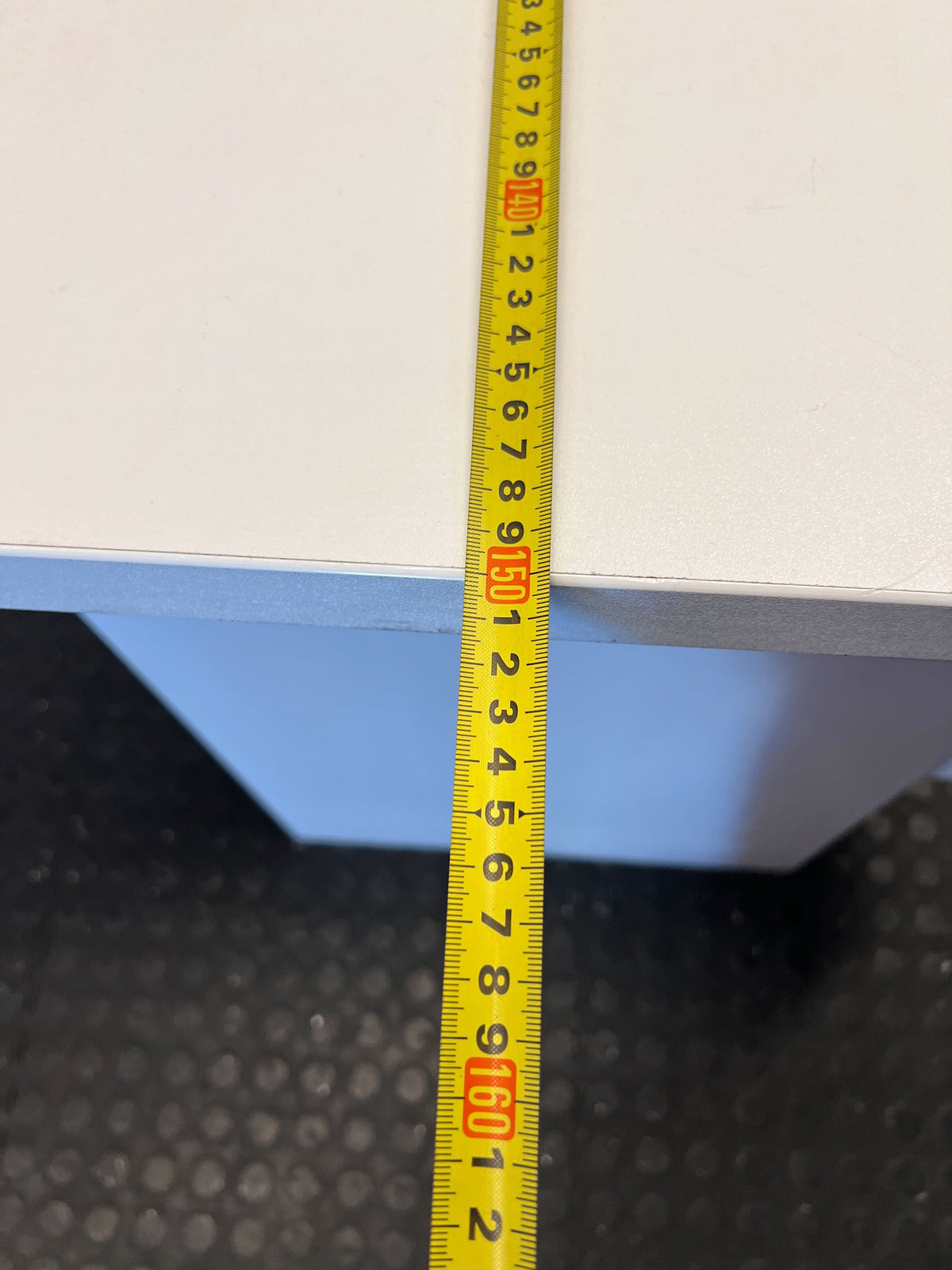 Functional Grey Office Desk with Lockable Drawers ✨ - 2ndhandwarehouse.com