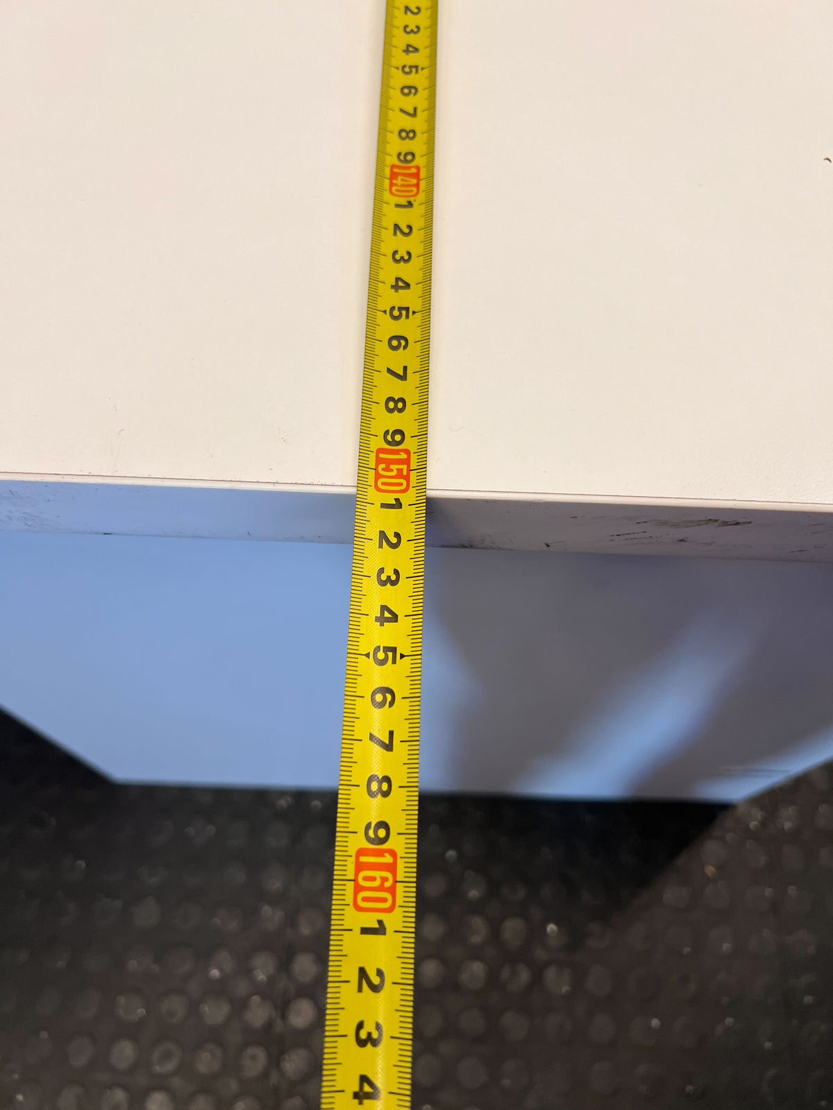 Compact Light Grey Office Desk with Storage Drawer - 2ndhandwarehouse.com