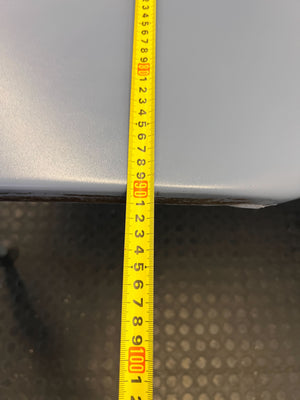 Modern Wave Edge Office Desk - Light Grey - 2ndhandwarehouse.com