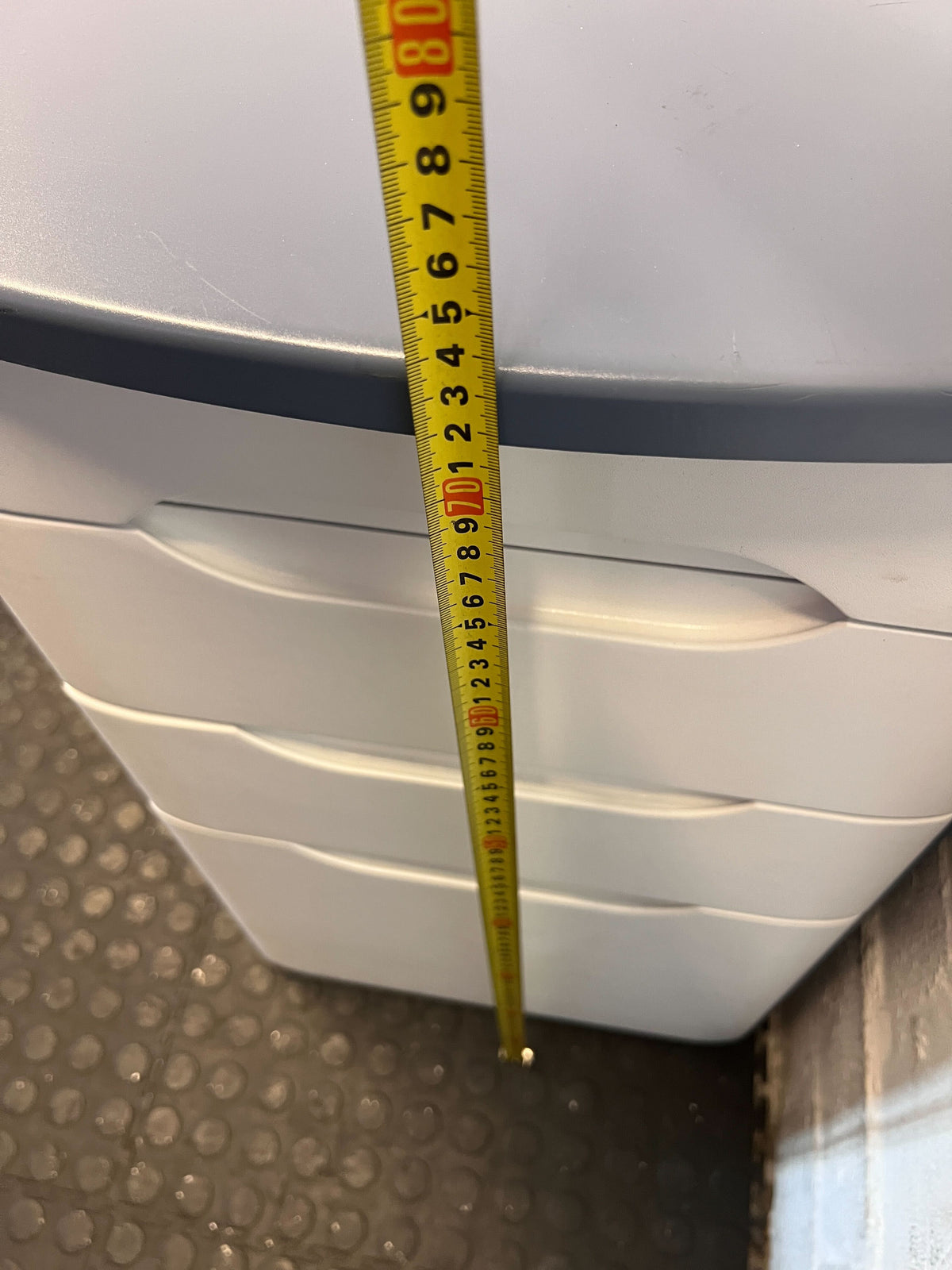 Compact Grey Mobile 3-Drawer Filing Cabinet - 2ndhandwarehouse.com