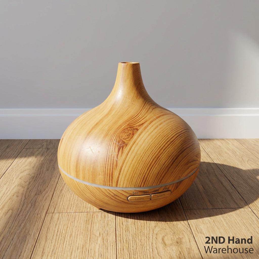 Stylish Wood Grain Aroma Diffuser & Humidifier - 2ndhandwarehouse.com