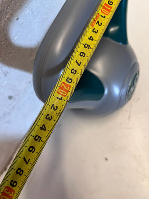 Dynamic Duo: Grey & Teal 10 KG Kettlebell for Strength Training - 2ndhandwarehouse.com