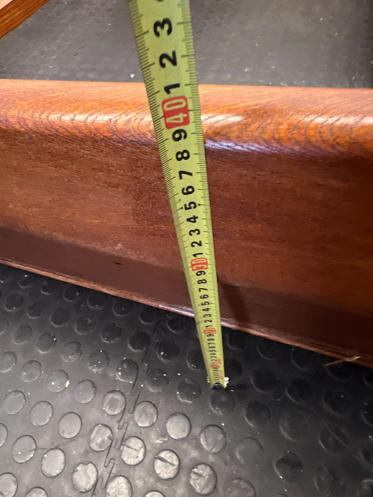 Elegant Vintage Wooden Bed Frame with Upholstered Headboard - 2ndhandwarehouse.com