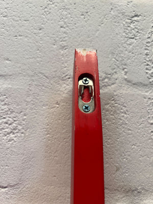 Vibrant Red 5-Tier Ladder Shelf Unit - Some visible damages - 2ndhandwarehouse.com