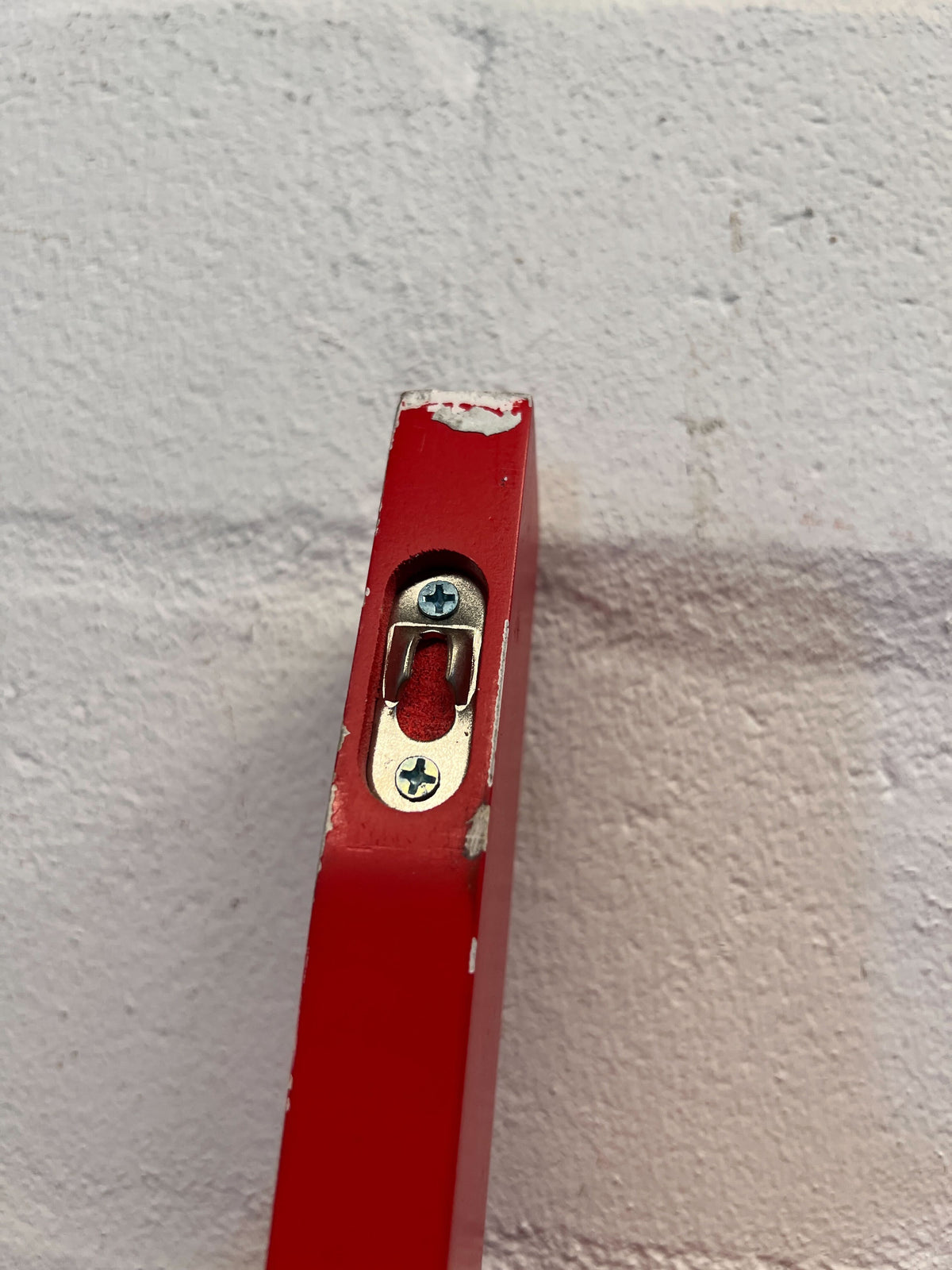 Vibrant Red 5-Tier Ladder Shelf Unit - Some visible damages - 2ndhandwarehouse.com