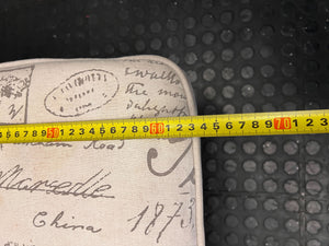 Stylish & Compact Folding Guest Bed with Vintage Script Pattern