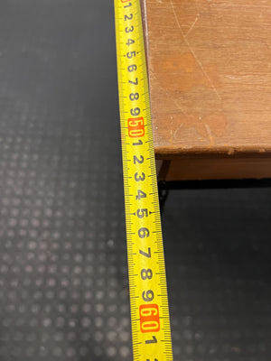 Retro Wooden School Desk with Metal Frame ✨ - 2ndhandwarehouse.com