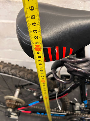 SURGE Mountain Bike - Black, Red & Blue with Bottle Holder - 2ndhandwarehouse.com