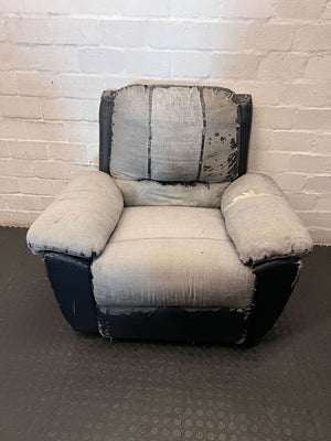 Distressed Armchair - Ready for Restoration Project - Damaged