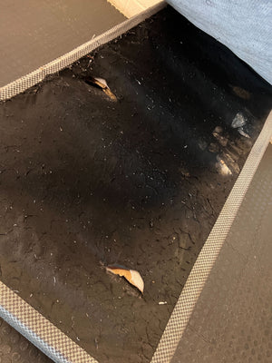 Compact Single Bed & Mattress Set - Practical & Affordable- Base some damages