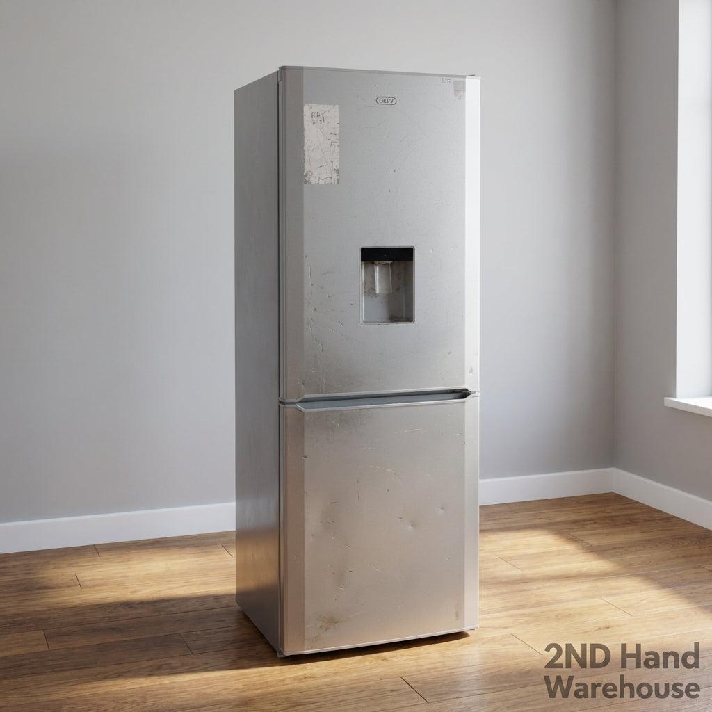 Defy Silver Fridge Freezer with Water Dispenser - Pre-Loved Convenience - 2ndhandwarehouse.com