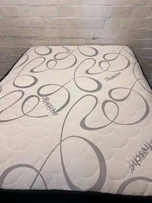 Restonic Queen Mattress & Base Set - Comfort Ready