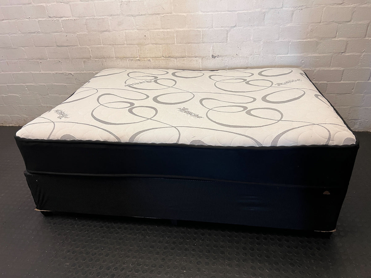 Restonic Queen Mattress & Base Set - Comfort Ready