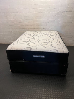 Restonic Queen Mattress & Base Set - Comfort Ready