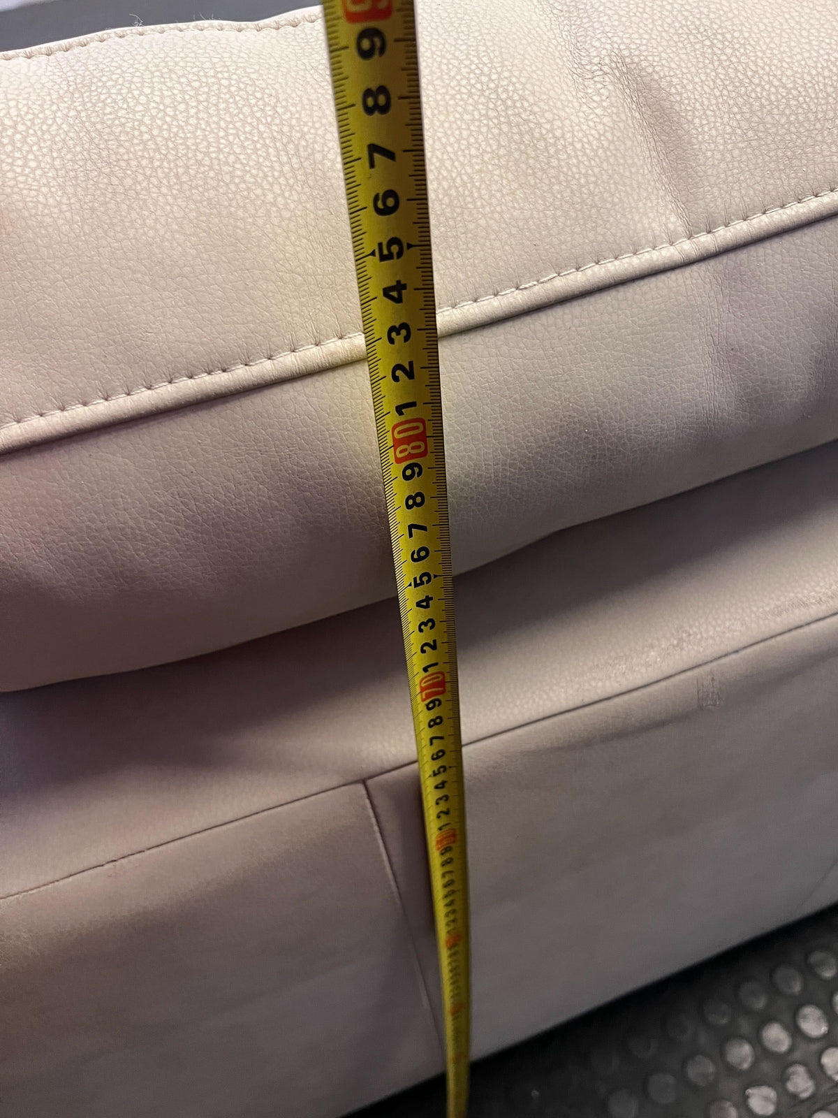 Modern Beige L-Shape Corner Couch with Chaise