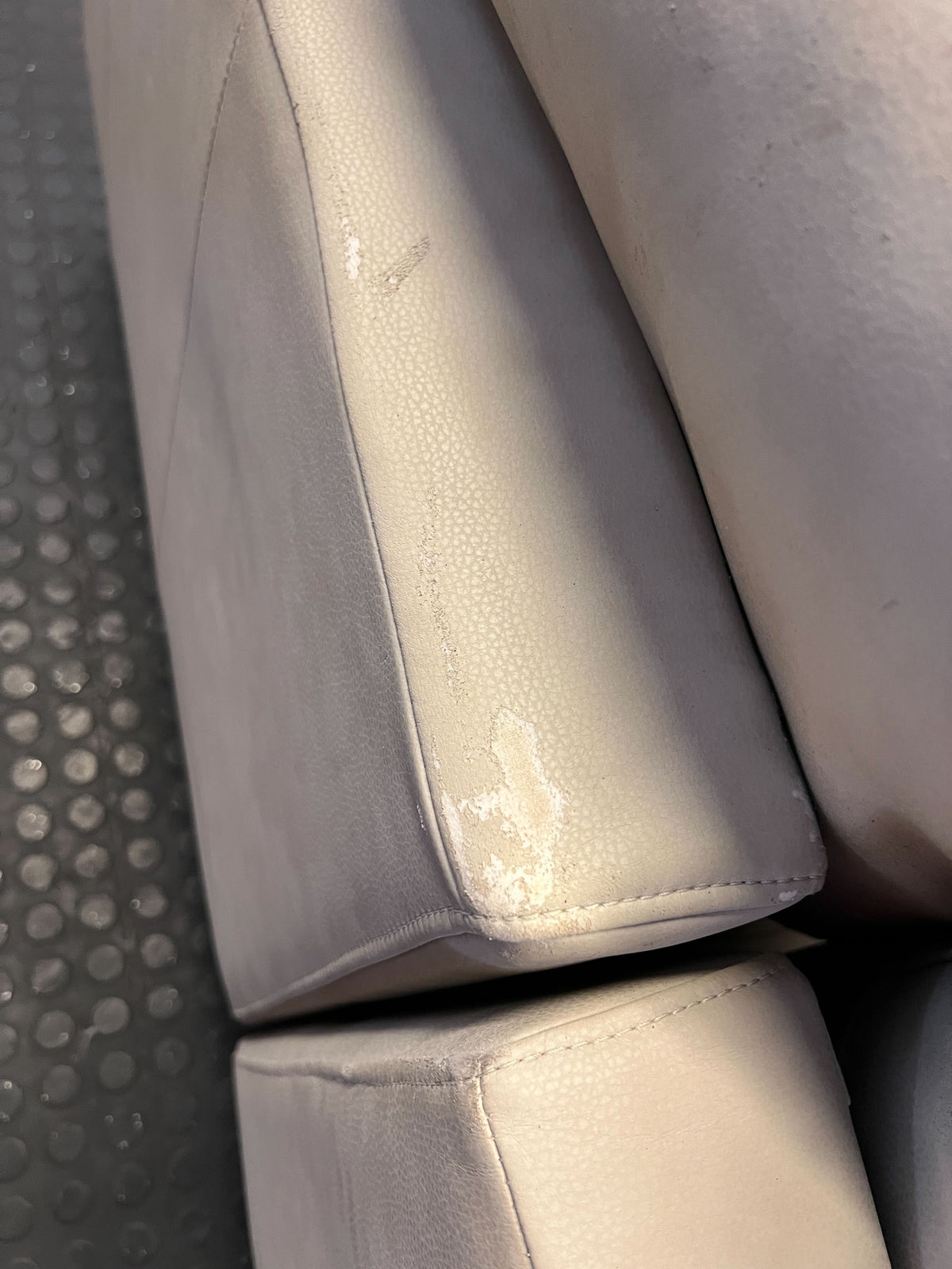 Modern Beige L-Shape Corner Couch with Chaise