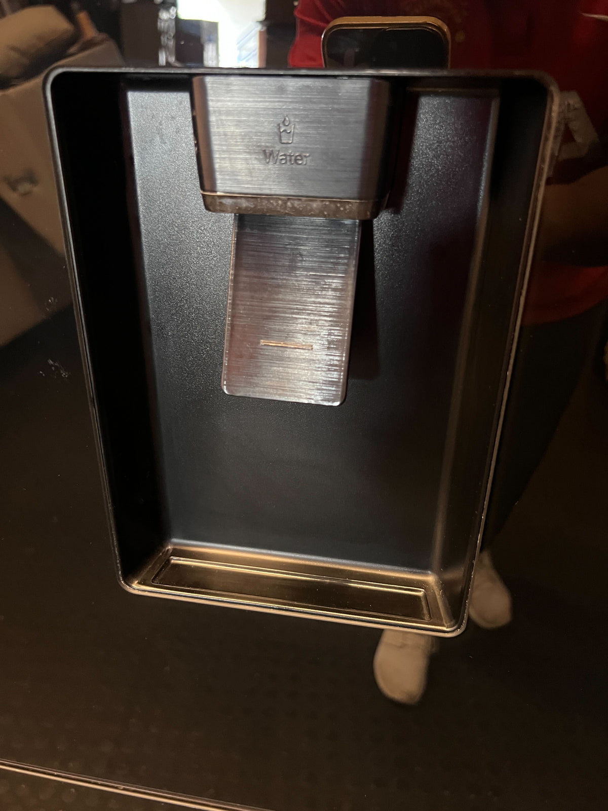 Hisense Tall Black Fridge Freezer with Water Dispenser