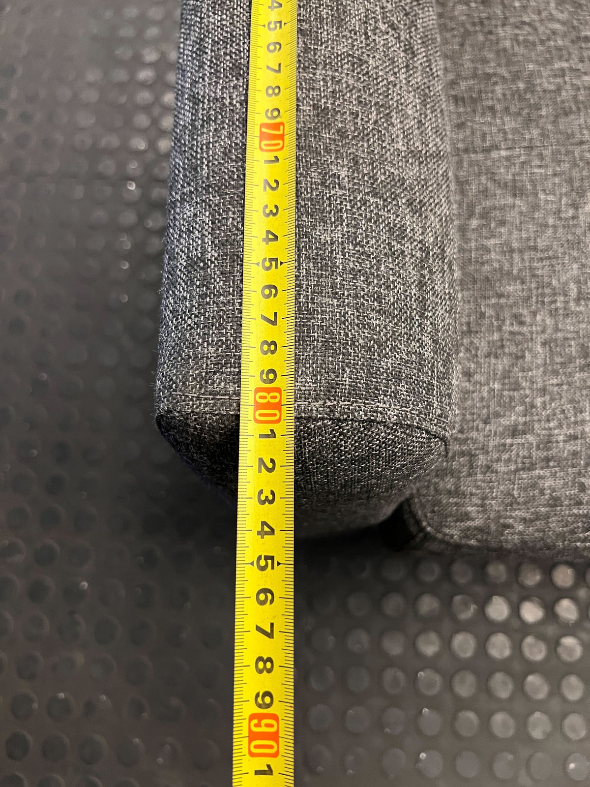 Sleek Grey Tufted Fabric Sofa Sleeper Couch