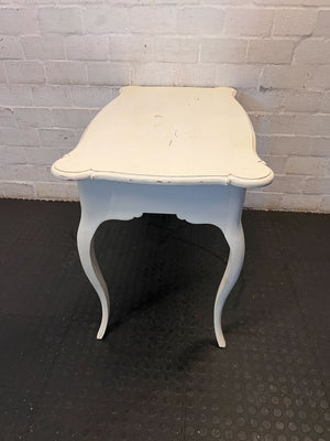 Elegant Vintage Cream Dressing Table with Drawers - 2ndhandwarehouse.com