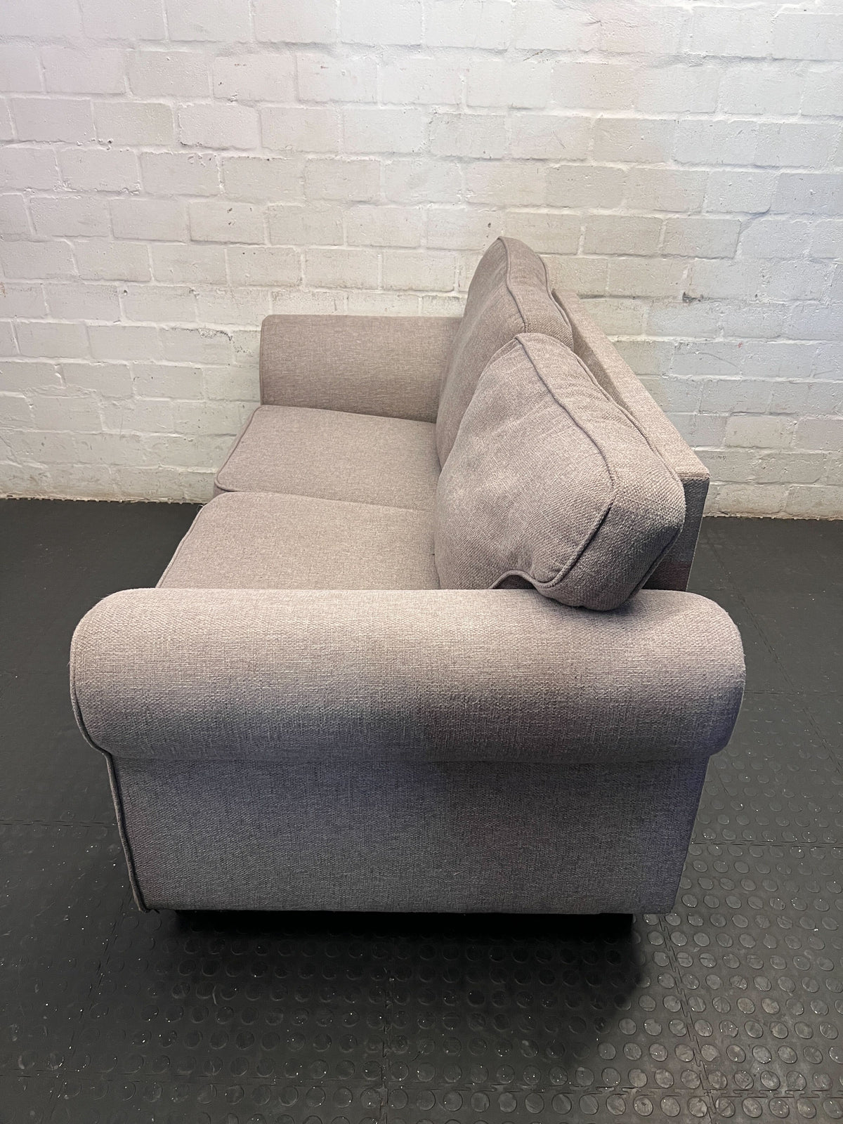 Cozy Classic 2-Seater Sofa - Neutral Taupe - Need deep cleaning - 2ndhandwarehouse.com