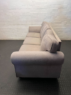 Classic & Comfy Three-Seater Sofa- Need deep cleaning - 2ndhandwarehouse.com