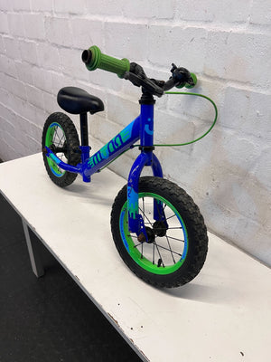 Vibrant MONO Kids' Balance Bike - Blue & Green - 2ndhandwarehouse.com