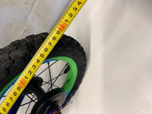 Vibrant MONO Kids' Balance Bike - Blue & Green - 2ndhandwarehouse.com