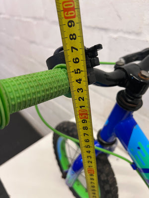 Vibrant MONO Kids' Balance Bike - Blue & Green - 2ndhandwarehouse.com